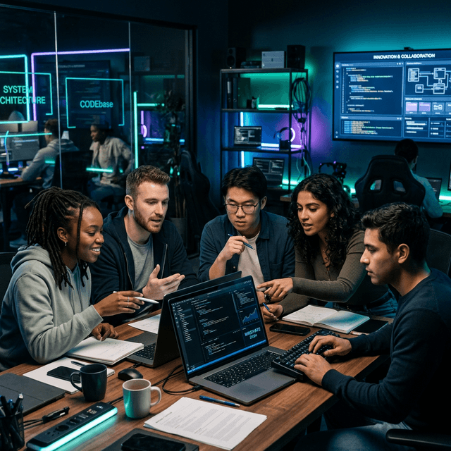 Newiatech team collaborating