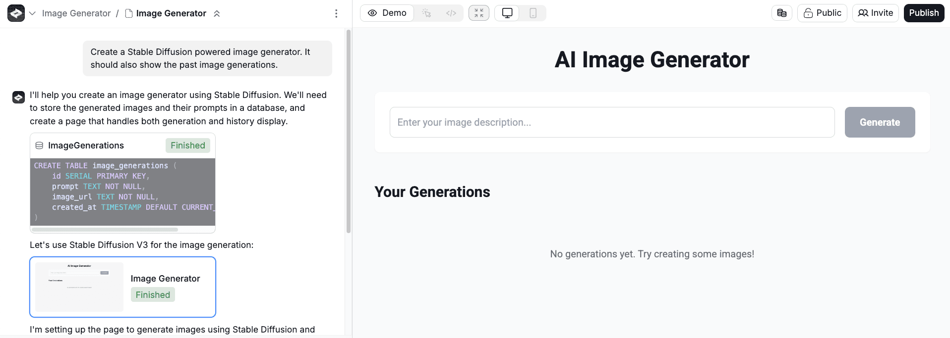 Creating Your App