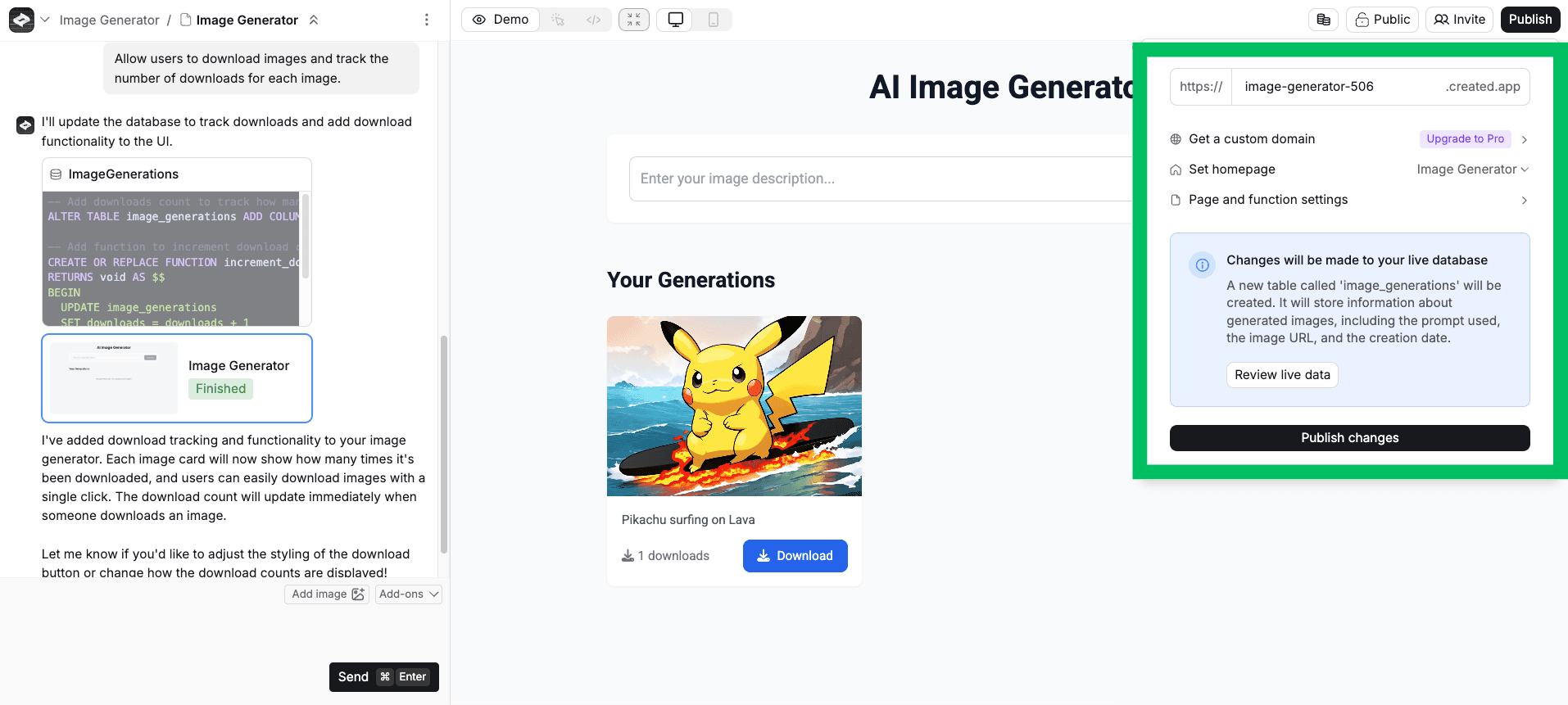 Publishing the App