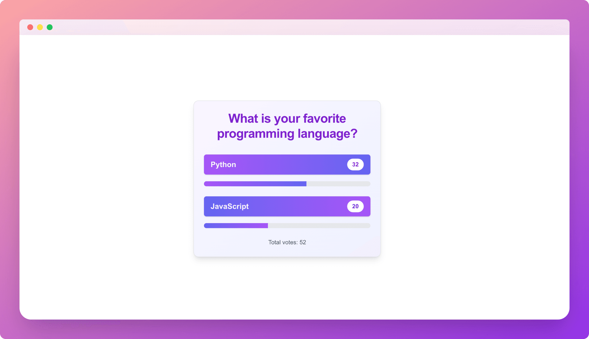 Polling app